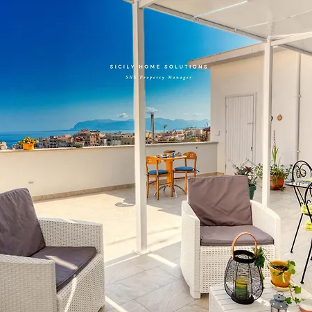 Casa Dei Coralli Panoramic Sea View Centro Storico By Sicily Solutions Prázdninový dům Castellammare del Golfo